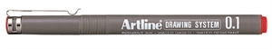 Artline Drawing System 0.1 rojo